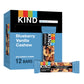 Kind Bars, Blueberry Vanilla Cashew, Healthy Snacks, Gluten Free, 5G Protein, 12 Count