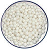 Sentovac 7mm White Pearl Sprinkles Edible Cake Decorating Sugar Candy Cookie Cake Cupcake Topper Ice Cream Baking Decorations Ha
