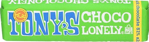 Tonys Chocolonely Almond Sea Salt Dark Chocolate Bar 1.7 Oz.