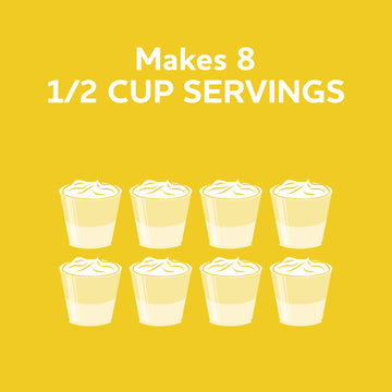 Jell-O Lemon Cook & Serve Pudding Mix 4.3 Ounce Box (Pack of 6)