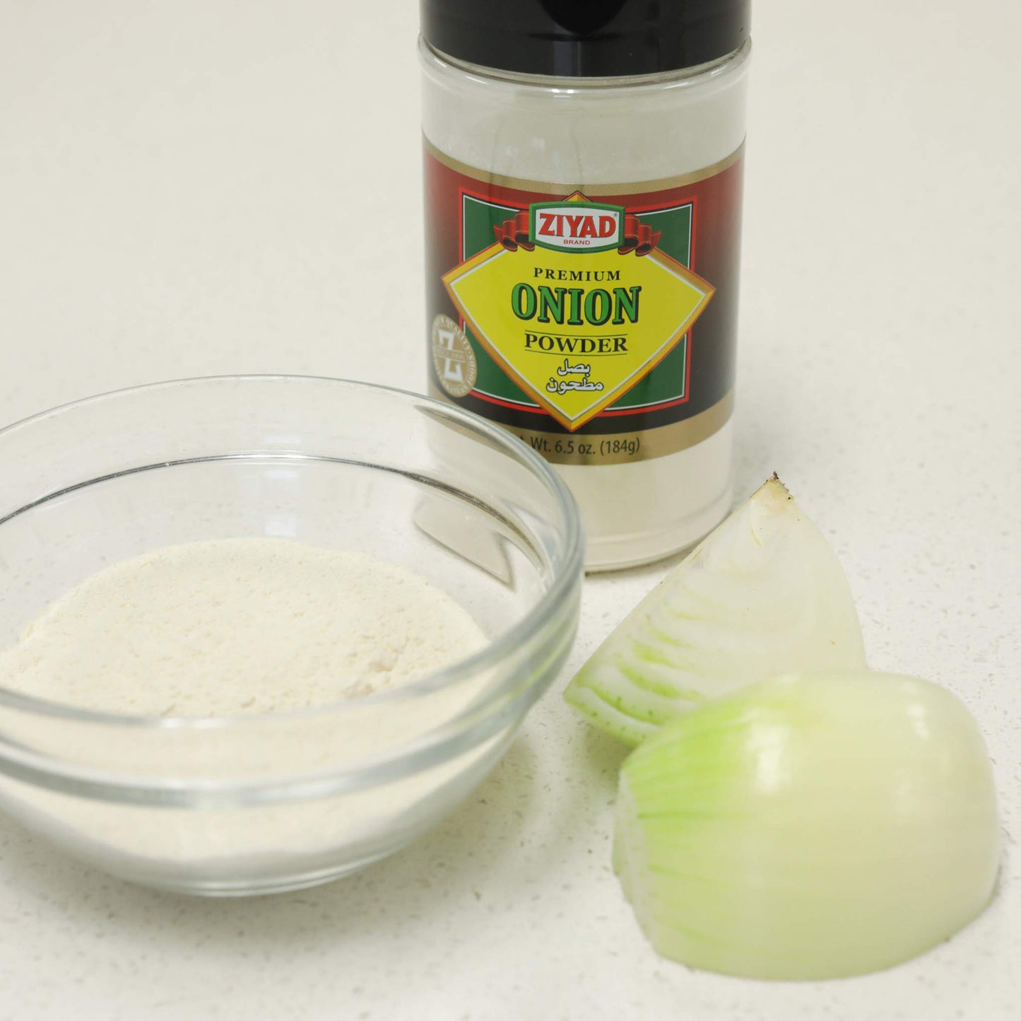 Ziyad Shaker Premium Onion Powder, Perfect For Soups, Stews, Meats, Fish And Chicken, No Additives, No Preservatives, 6.5Oz