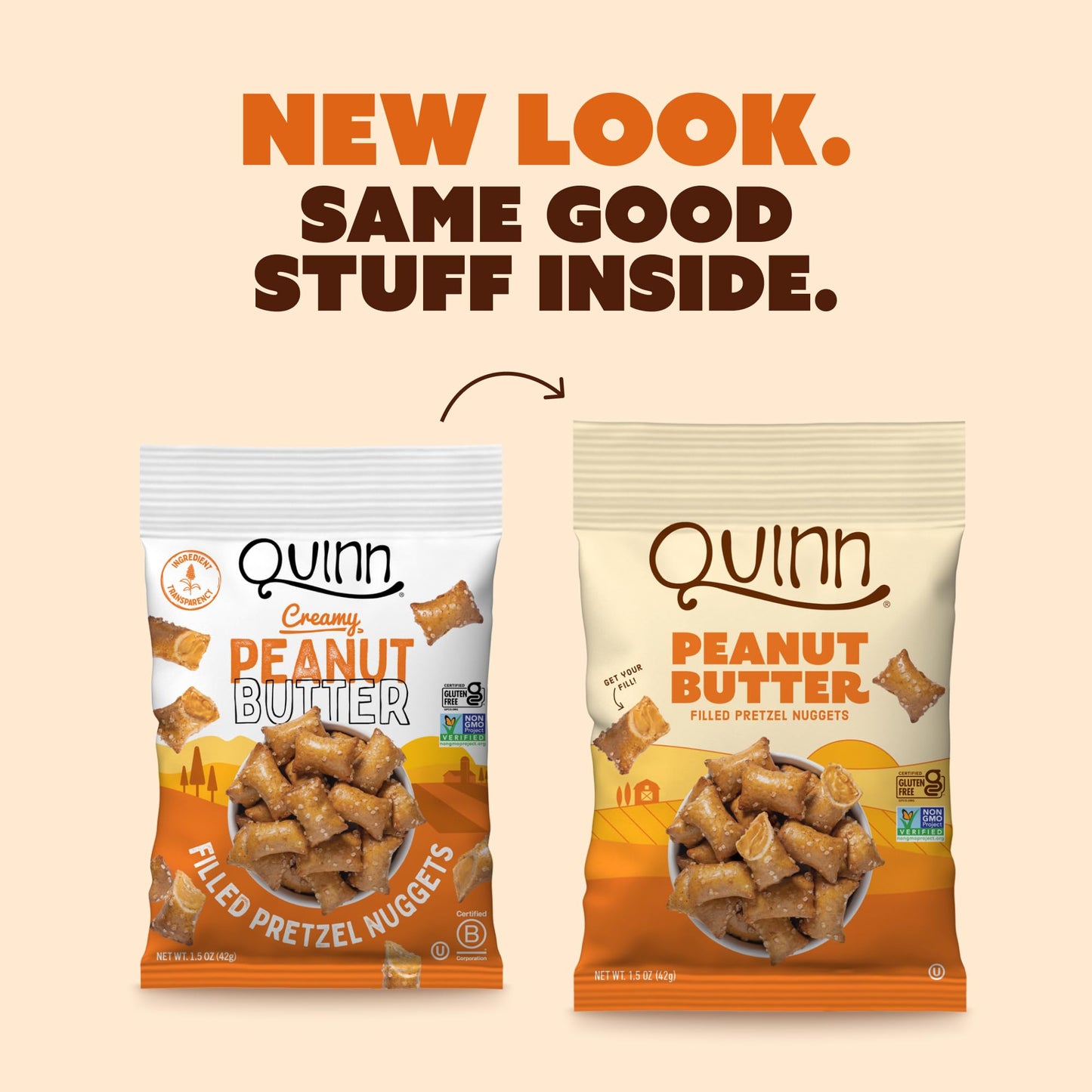 Quinn Pretzel Nuggets Tester Pack, Vegan, Gluten Free, Non-GMO, 1.5 Oz, Pack of 8
