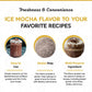 Fanale Premium Ice Mocha Bubble Tea Flavoring Powder | Perfect For Baking, Smoothies, Desserts And Drinks | Instant Flavoring Po