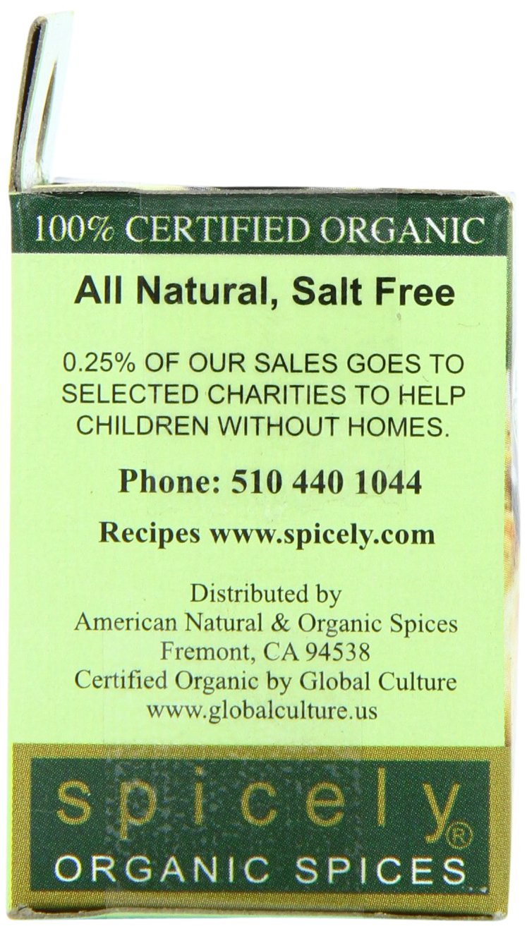 Spicely Organic Chili Con Carne Seasoning 0.45 Oz Certified Gluten Free