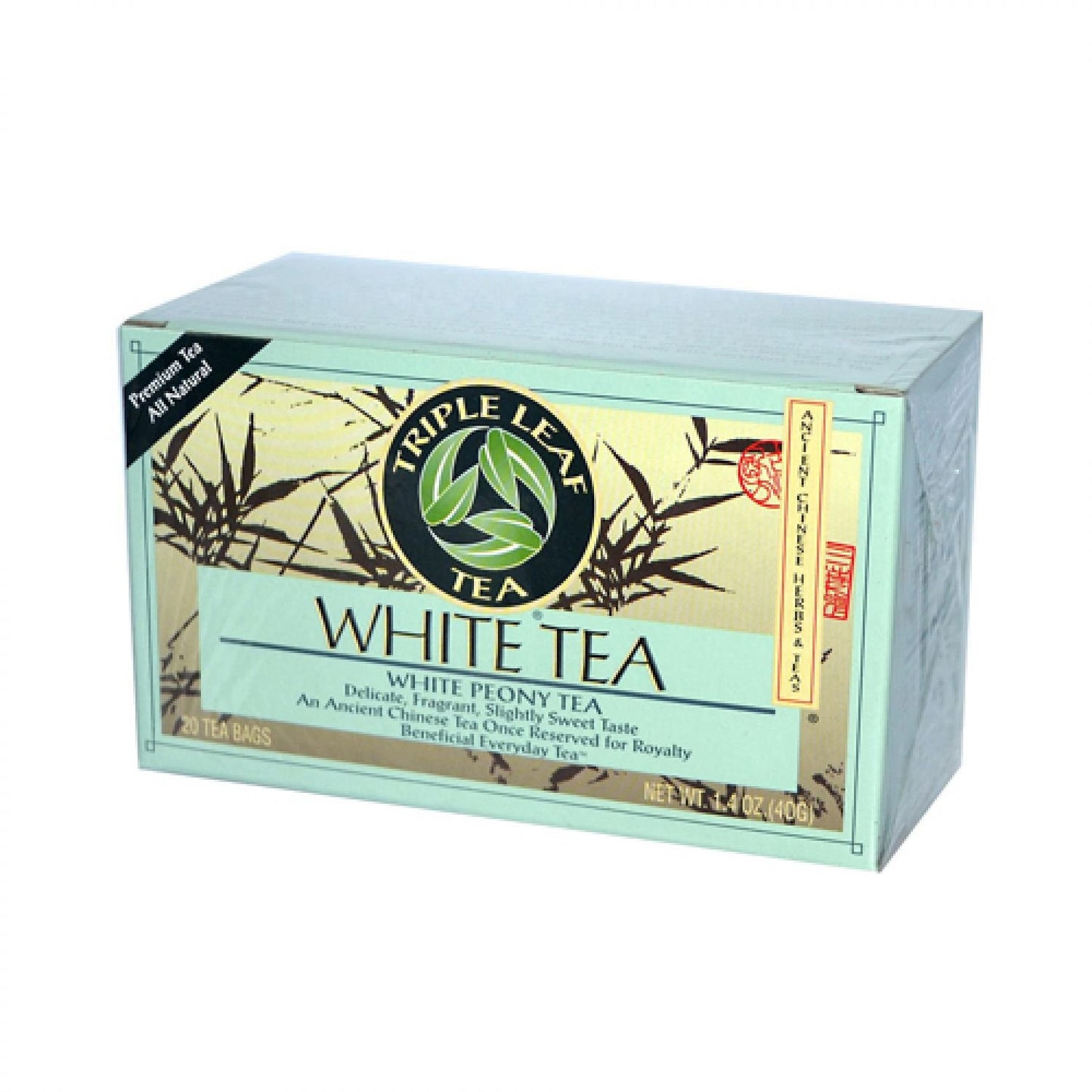 Triple Leaf Tea White Tea, 20 Tea Bags, 1.34 oz (38 g)