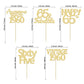 Gyufise 30Pcs Gold Glitter 65Th Birthday Cupcake Toppers Vintage 1958 Hello 65 Cake Topper Sixty Five 65 & Fabulous Cupcake Pick