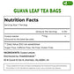 FreshDrinkUS  enhanced 135 Guava Leaf Tea Bags  Handmade  From Great Origin  100% Natural and Pure. Guava Tea  Loose Leaf Herbal Tea. No Sugar/Caffeine/Gluten  Vegan.