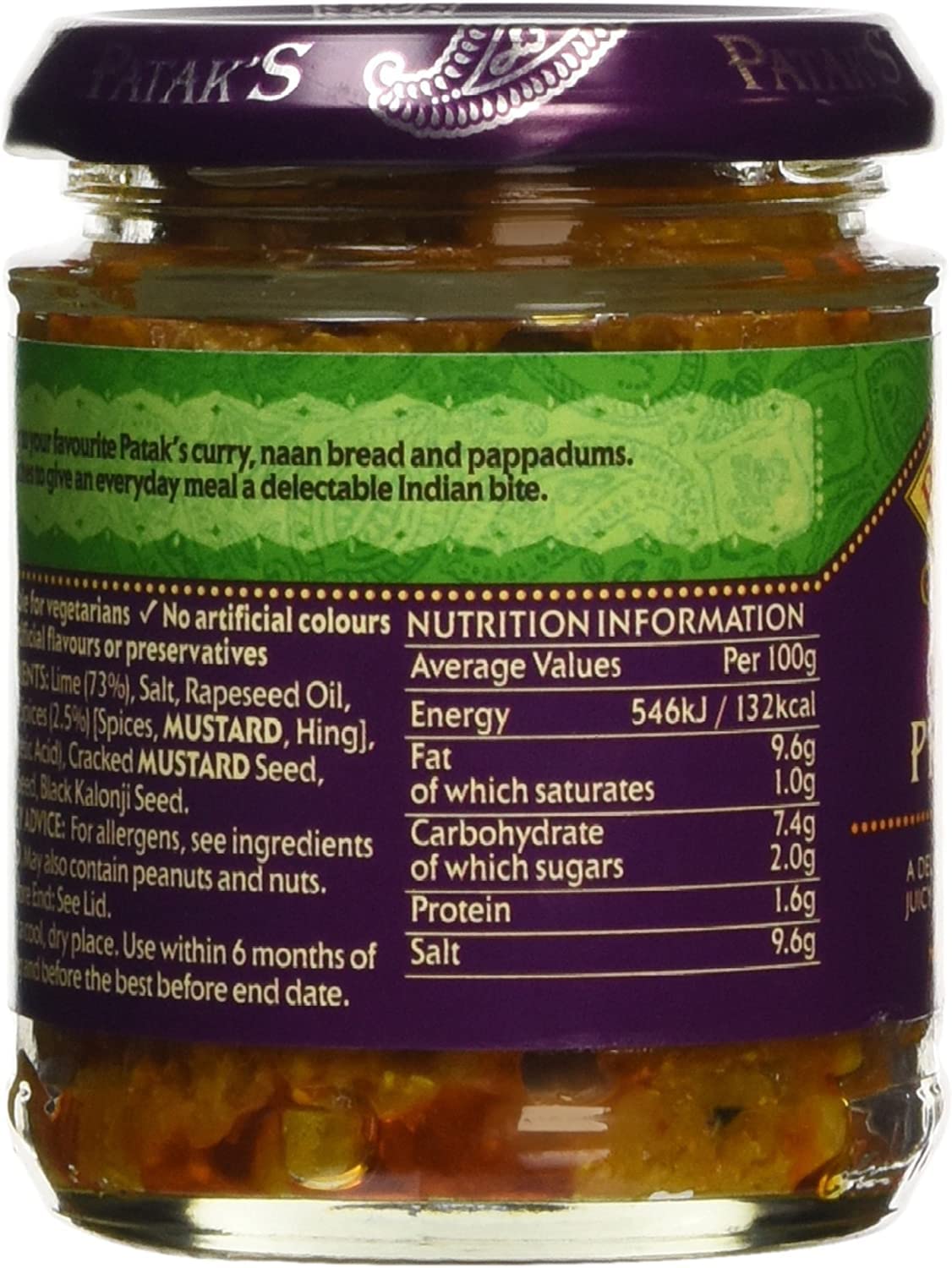 Lime Pickle 170G