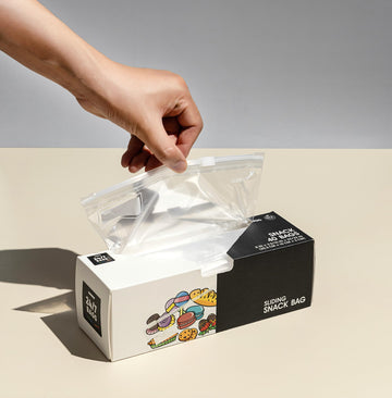 24/7 Bags  Slider Storage Bags, Snack Size With Expandable Bottom, 80 Count (2 Packs Of 40), Bpa-Free