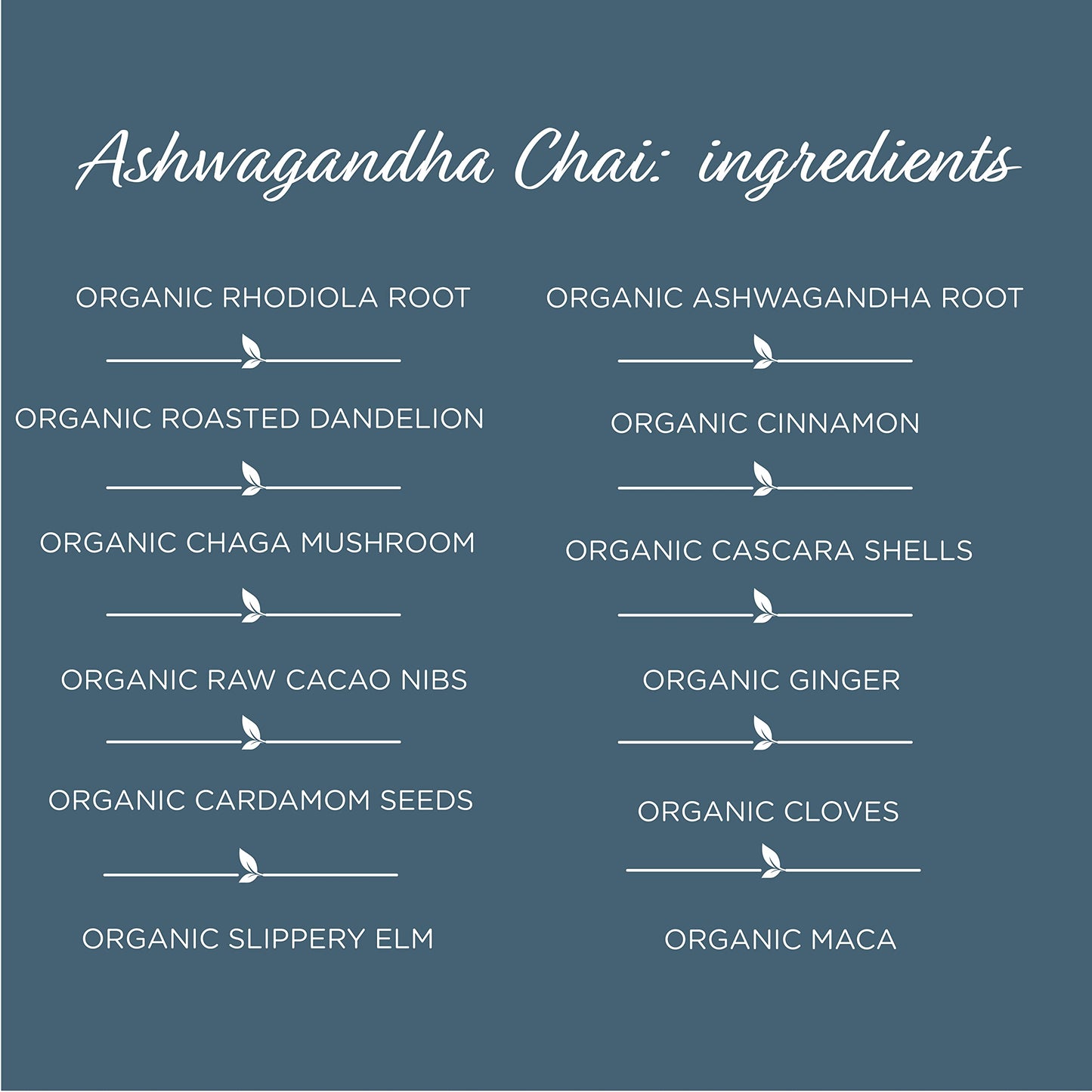 The Tea Spot Organic Ashwagandha Herbal Tea With Adaptogen For Immune Support & Stress Management | Blend Of Dandelion, Chaga &