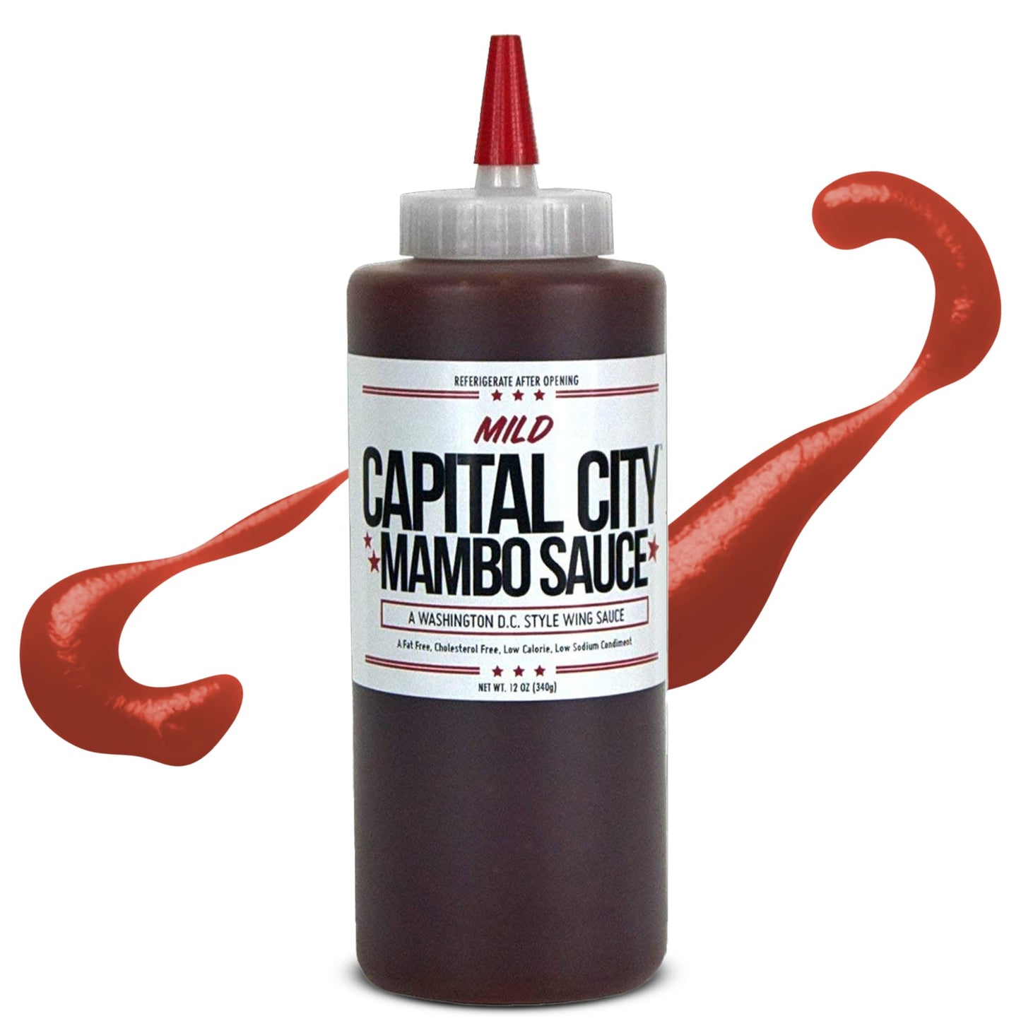 Capital City Mambo Sauce - Mild Recipe | Washington Dc Wing Sauces | Perfect Condiment Topping For Wings, Chicken, Pork, Beef, S
