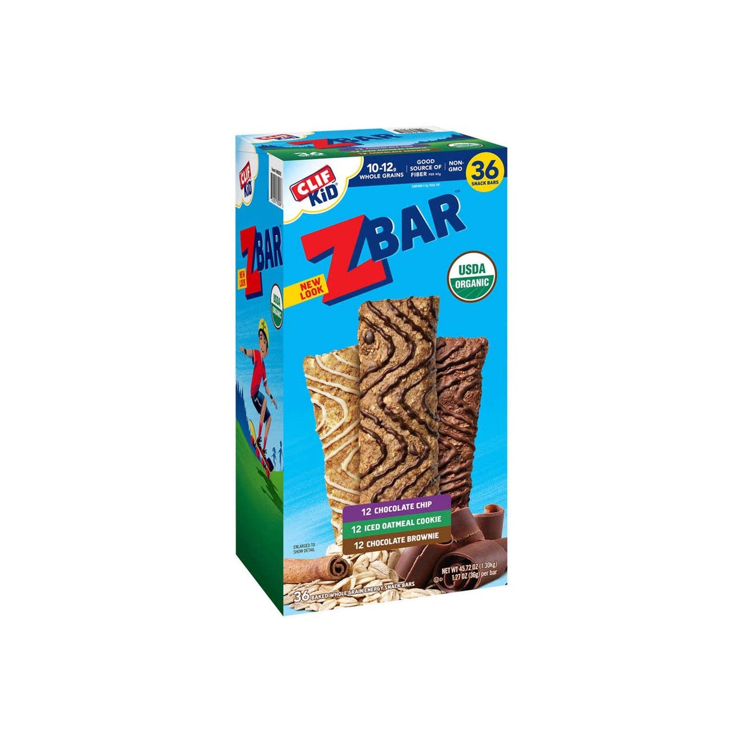 Clif Bar CLIF Kid ZBar, 36 Count, 2 Pack, 9.88 x 11.38 x 5.87 inches