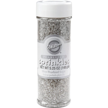 Wilton Pearlized Sugar Food Decorative, Silver, 5.25 Oz