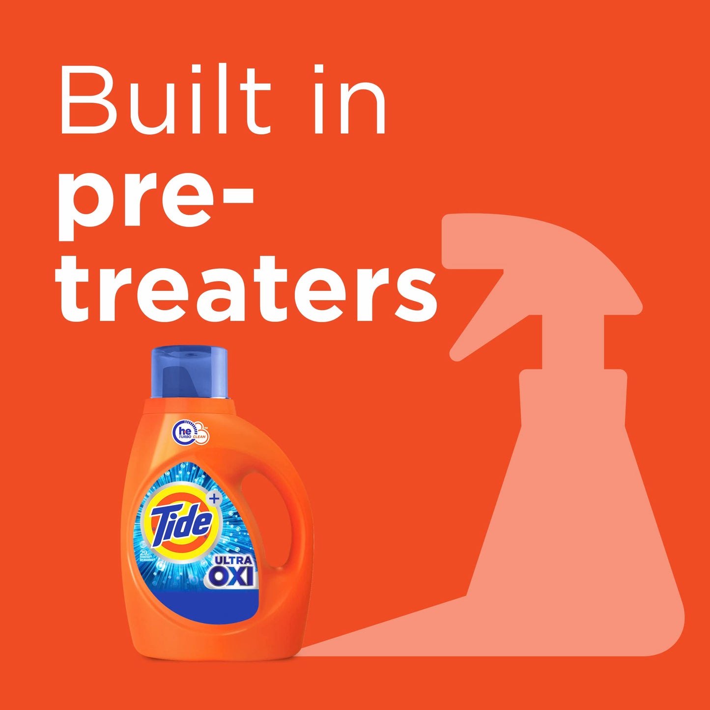 Tide Ultra Oxi Laundry Detergent Liquid Soap, 74 Loads, 115 Fl Oz, He Compatible