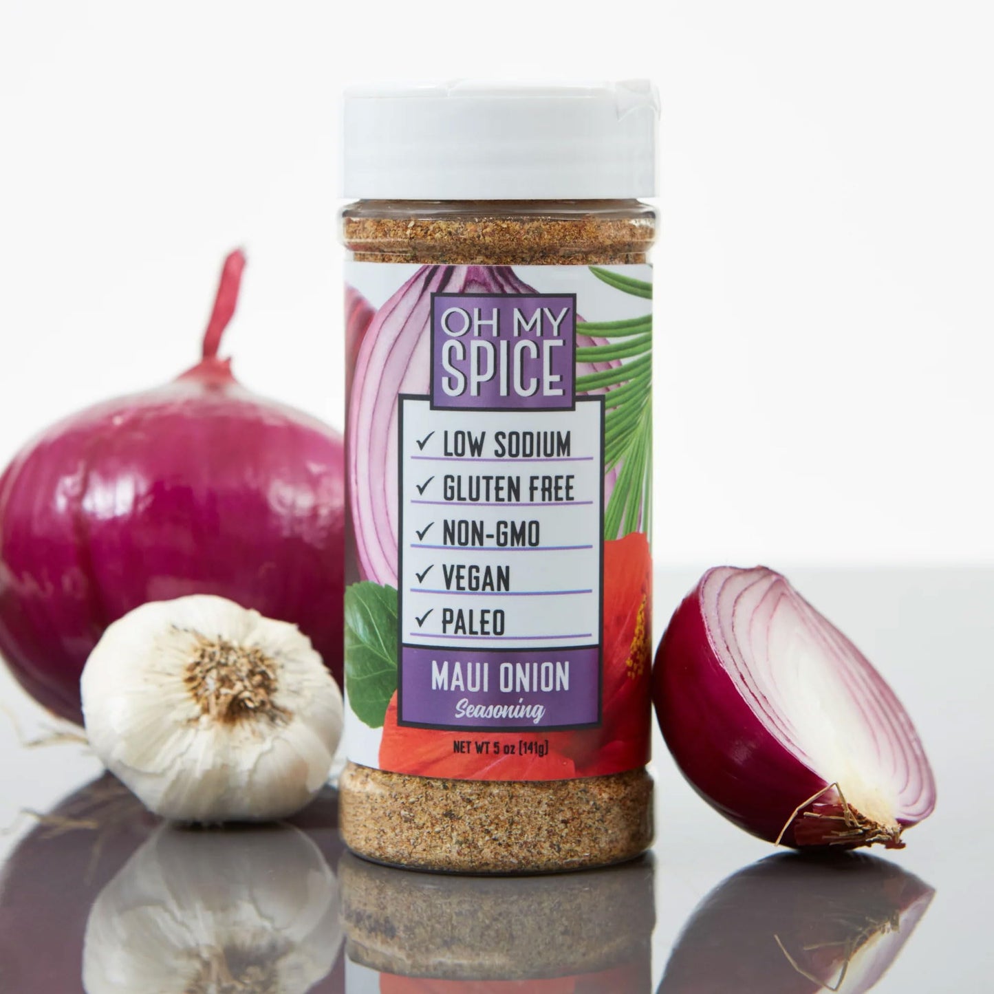 Onion Powder Seasoning - Gluten Free & Low Sodium Steak, Poultry, Fish, Chicken, Bbq, Rice, Ground Beef & Rib Rub Mix. Sweet Mau