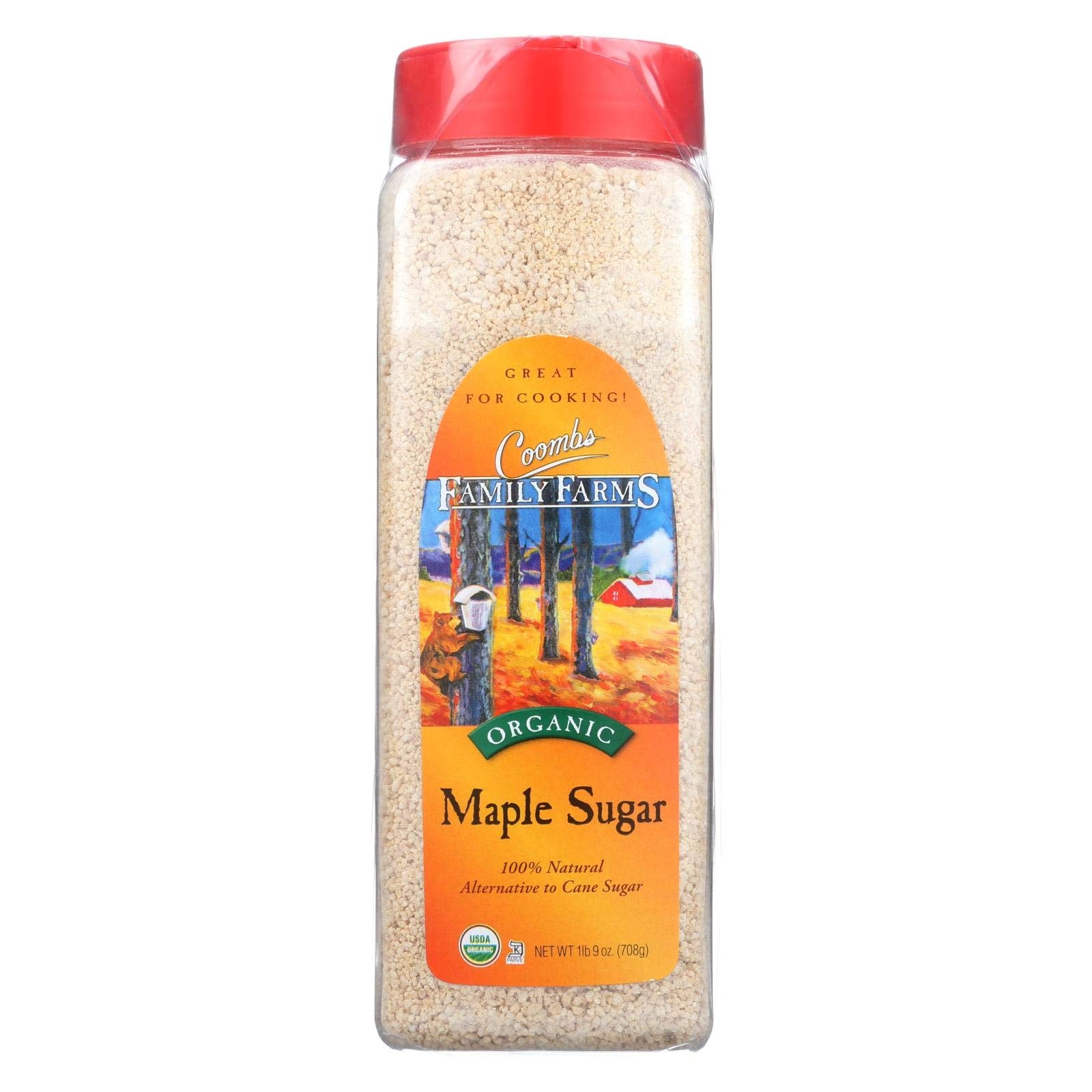 Coombs Family Farms Organic Maple Sugar, 16 Ounce Container, Original Version, Model 93019
