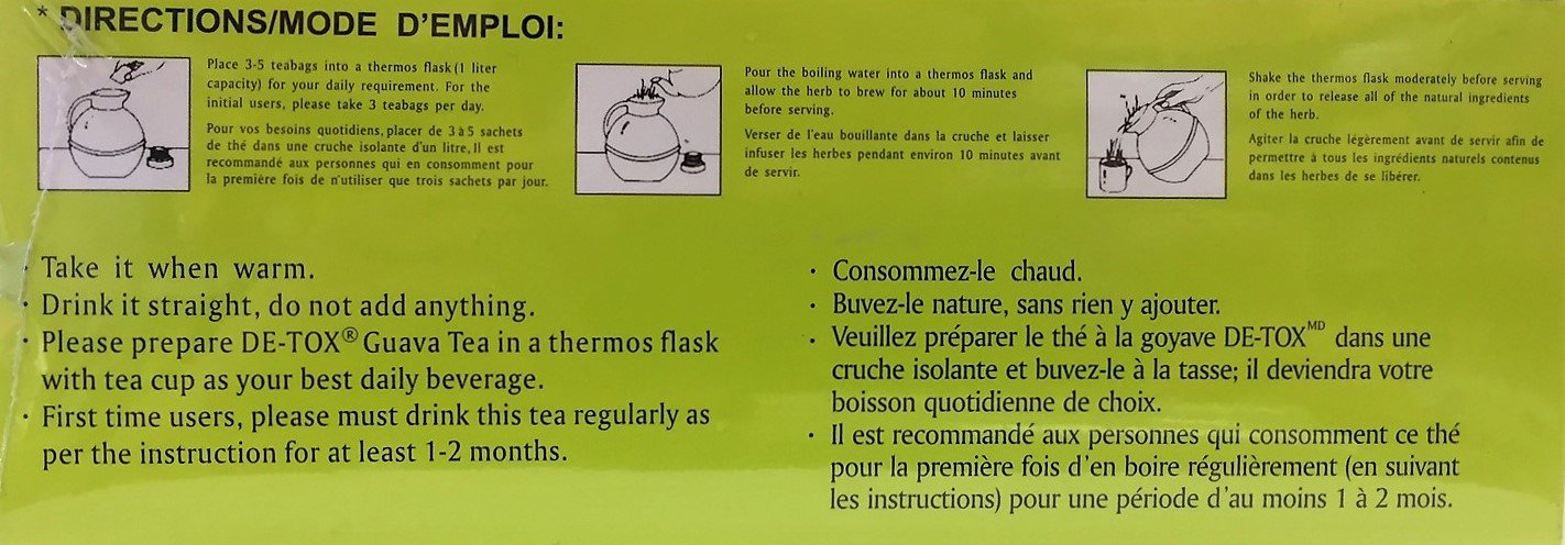 De-Tox Guava Tea (90 Tea Bags)