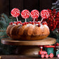32 Pack Cranberry Red Twisty & Swirl Lollipops, Valentine'S Day Swirl Lollipops Candy Individually Wrapped Bulk, Red Candy Lolli