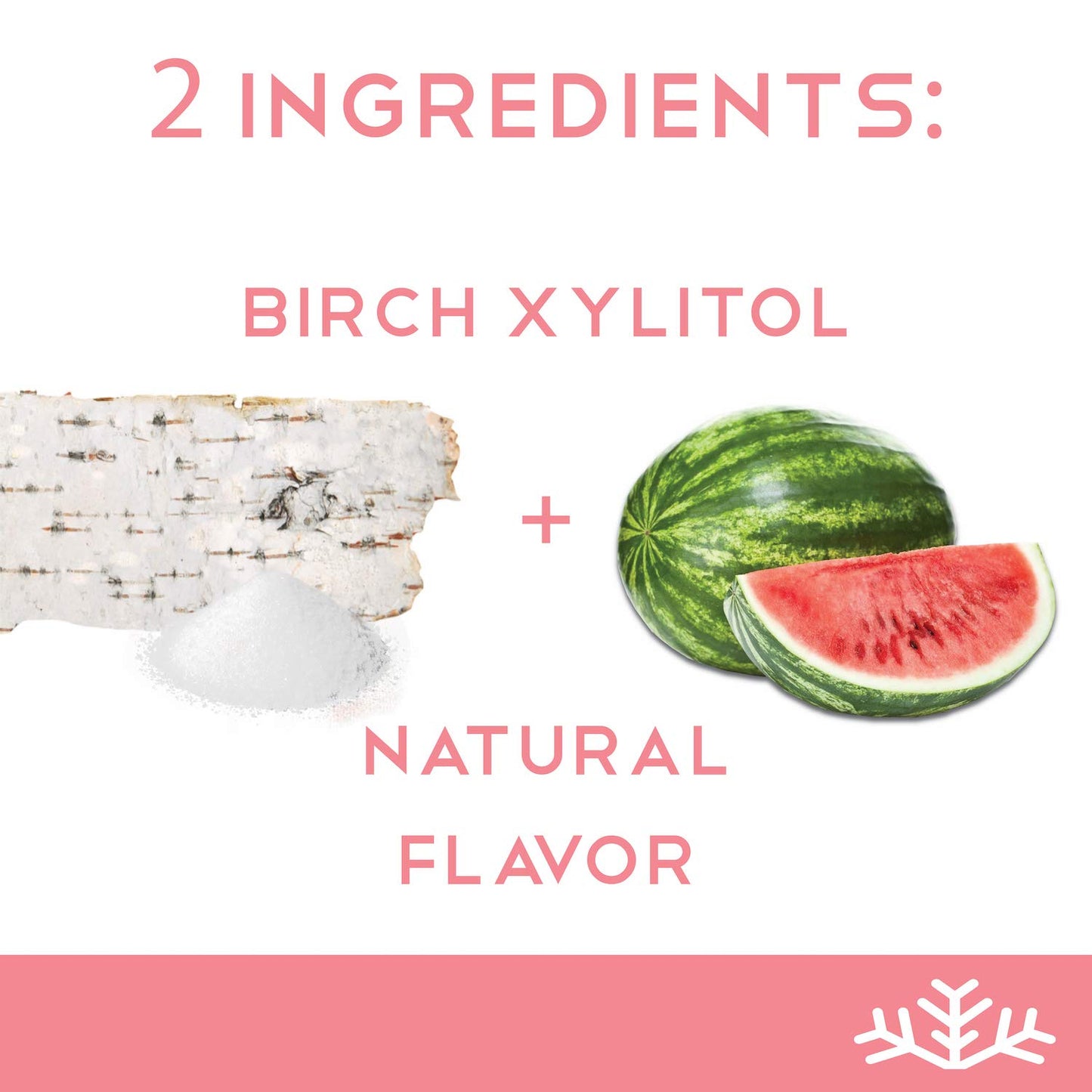 Watermelon Keto Xylitol Candy Chips - Sn 1Lb Bag - Sugar-Free Candy With Only 2 Ingredients | Low Carbs, Diabetic-Friendly, Non-