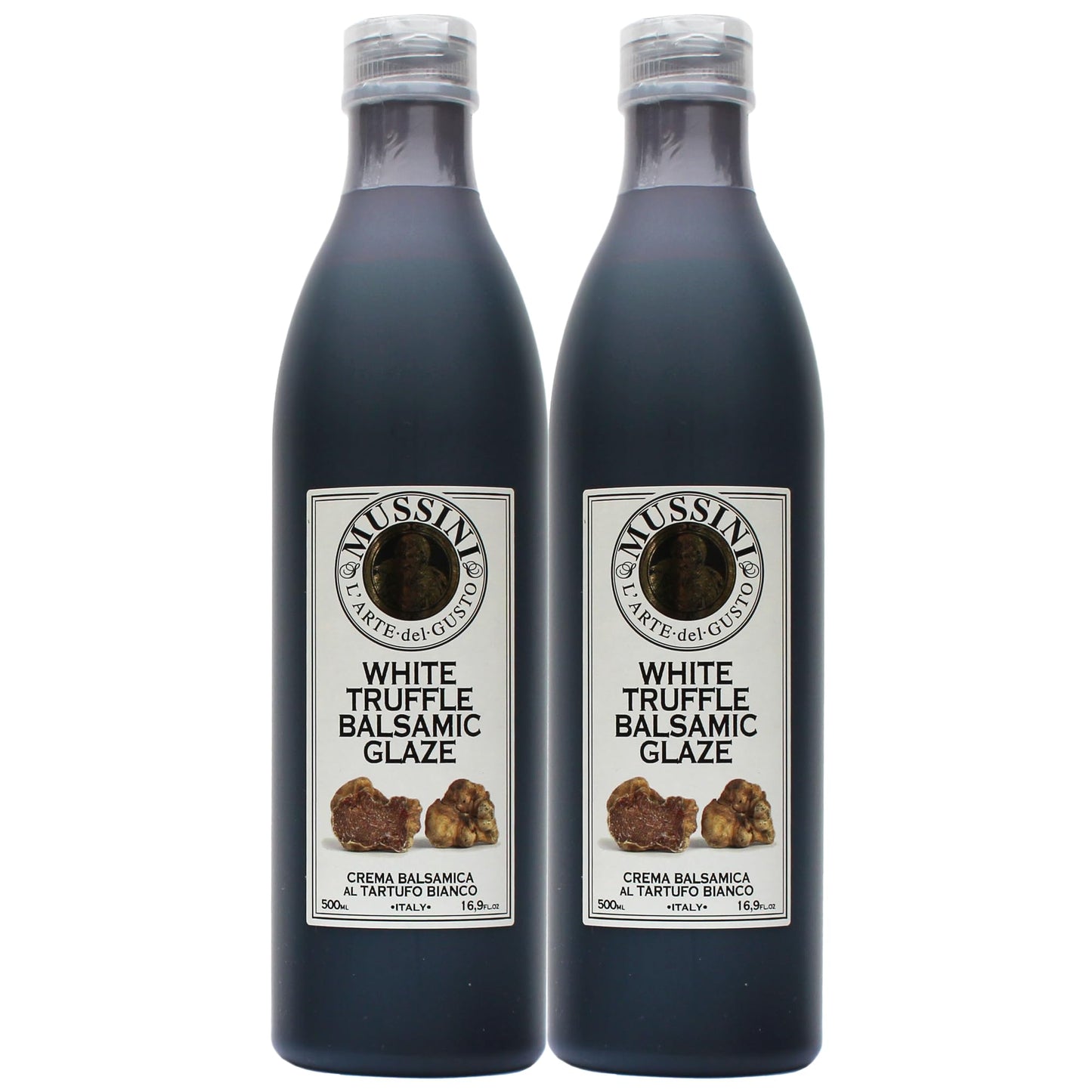 Mussini Cream, Balsamic Glaze with Truffle, 16.9-Ounce Bottles (Pack of 2)