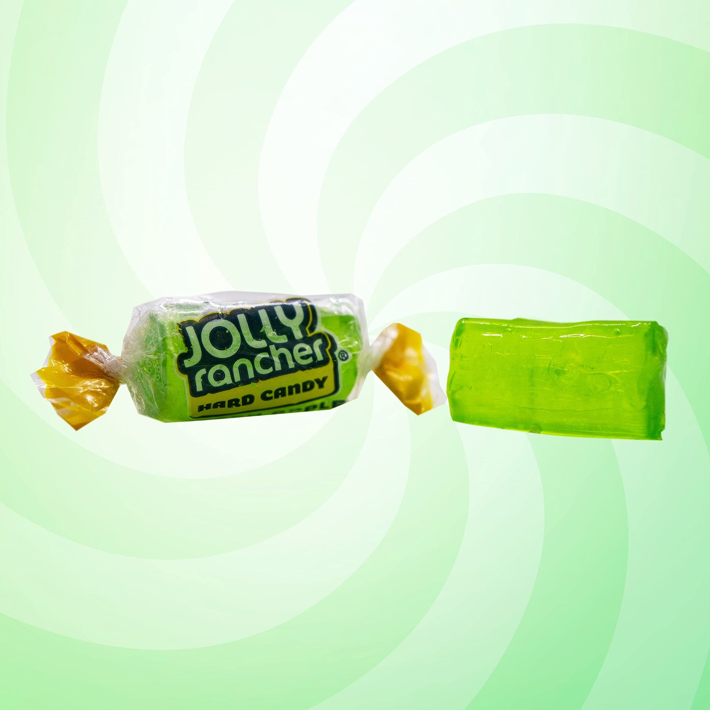 YUMMYLAND Jolly Rancher Green Apple Hard Candy, Individually Wrapped, 1 Pound Bulk Candy Bag