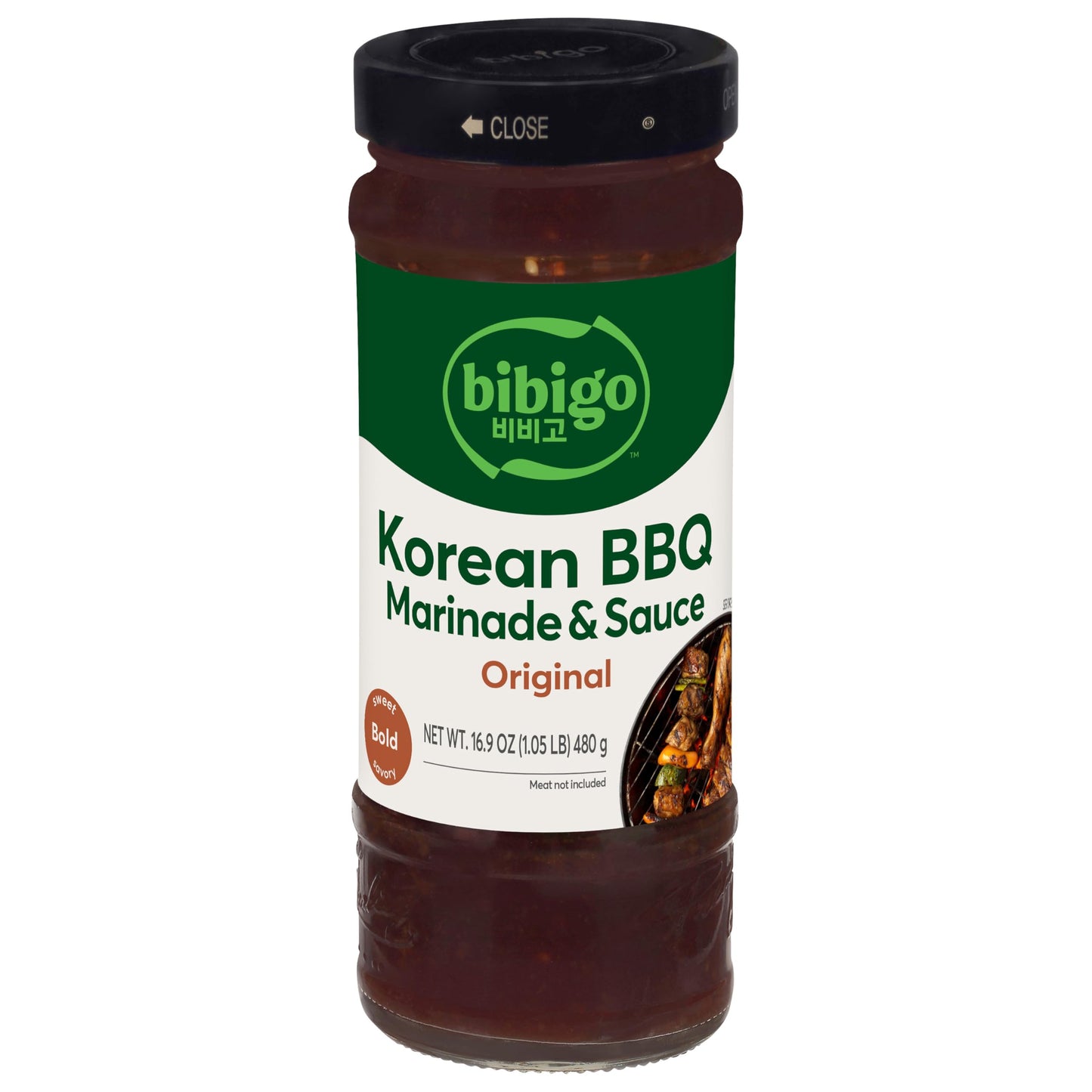 bibigo Korean Bbq Sauce, Original, 1.05 Pound (Pack of 6), (00056033)
