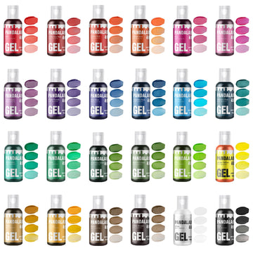 Gel Food Coloring Set - 24 Colors Concentrated Vibrant Edible Food Grade Dye for Baking, Cake, Cookie Decorating, Fondant, Icing