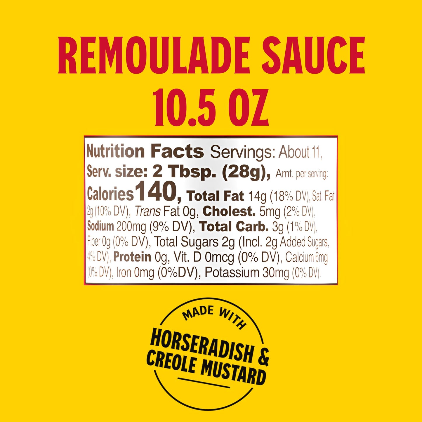 Louisiana Sauce Remoulade, 10.5 oz