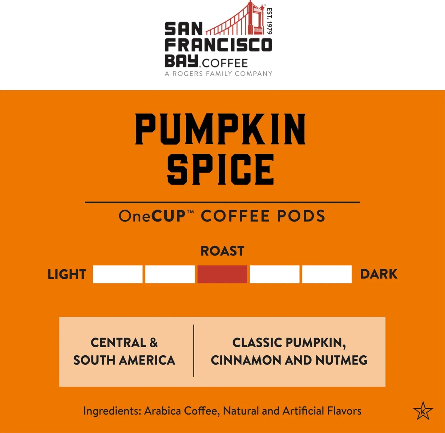 SAN FRANCISCO BAY Compostable Coffee Pods - Pumpkin Spice, Medium Roast, 80 Count, K Cup Compatible, Coffee
