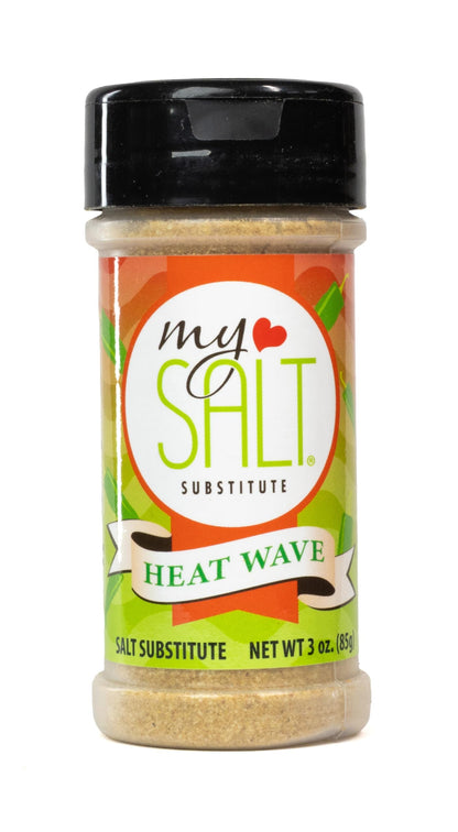 MySALT Heat Wave Seasoning - Sodium-Free with a Little Bite - Great on Pizza, Beef, Poultry, and Anything That Needs a Little He