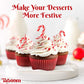 Taboom Mini Candy Cane 25 Pack - Red & White Peppermint Candy Canes for Holiday Gifts, Stocking Fillers & Party Favors