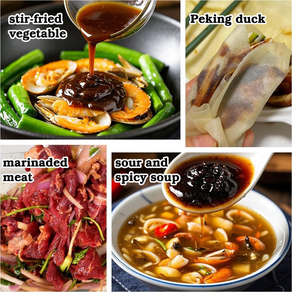 Gluten Free Hoisin Sauce, Exclusive Formula, The Soul Of Asian Flavors, Low Sodium Vegan, No Preservatives, Tips For Simmered, M