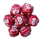 Red Raspberry Red Lollipops, Red Tootsy Pops, by Queen City Candy Cave,(1 Pound)