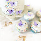Sugar Robot Edible Butterflies - Purple Pastel Cake Toppers, 1.75 Rice Paper, Made in USA