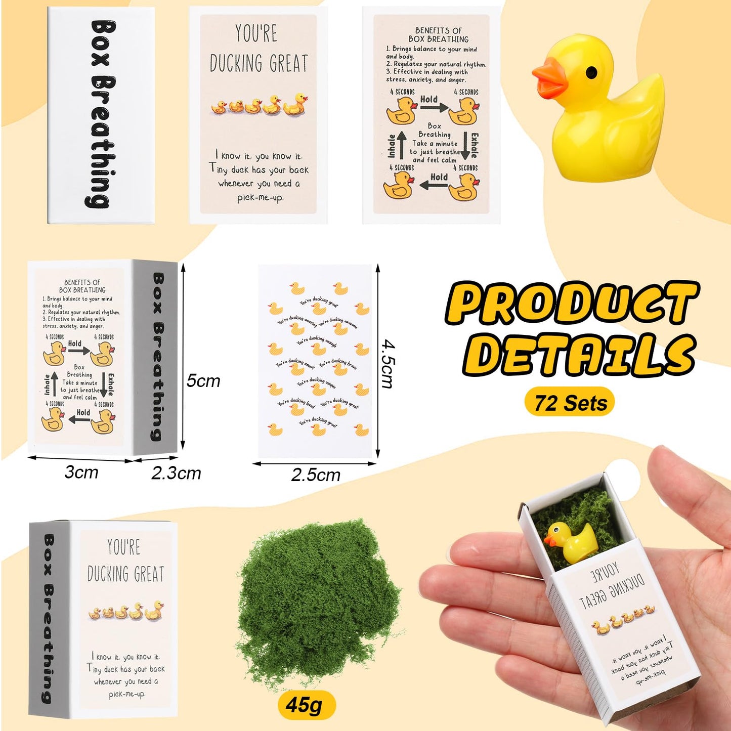 Wonderjune 36 Pcs Christmas Emotional Support Appreciation Gifts Bulk Mini Desk Pet with Inspirational Boxes Thanksgiving Gifts