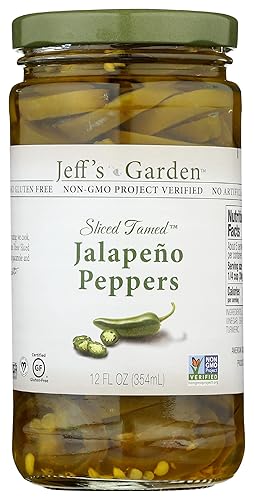 Jeffs Naturals Sliced Tamed Jalapeno Peppers 12 Oz