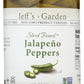 Jeffs Naturals Sliced Tamed Jalapeno Peppers 12 Oz
