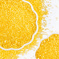 Yellow Sanding Sugar Edible Sugar Sprinkles For Cake Decorating Sparkling Edible Crystal Candy For Easter Wedding Party Baking C