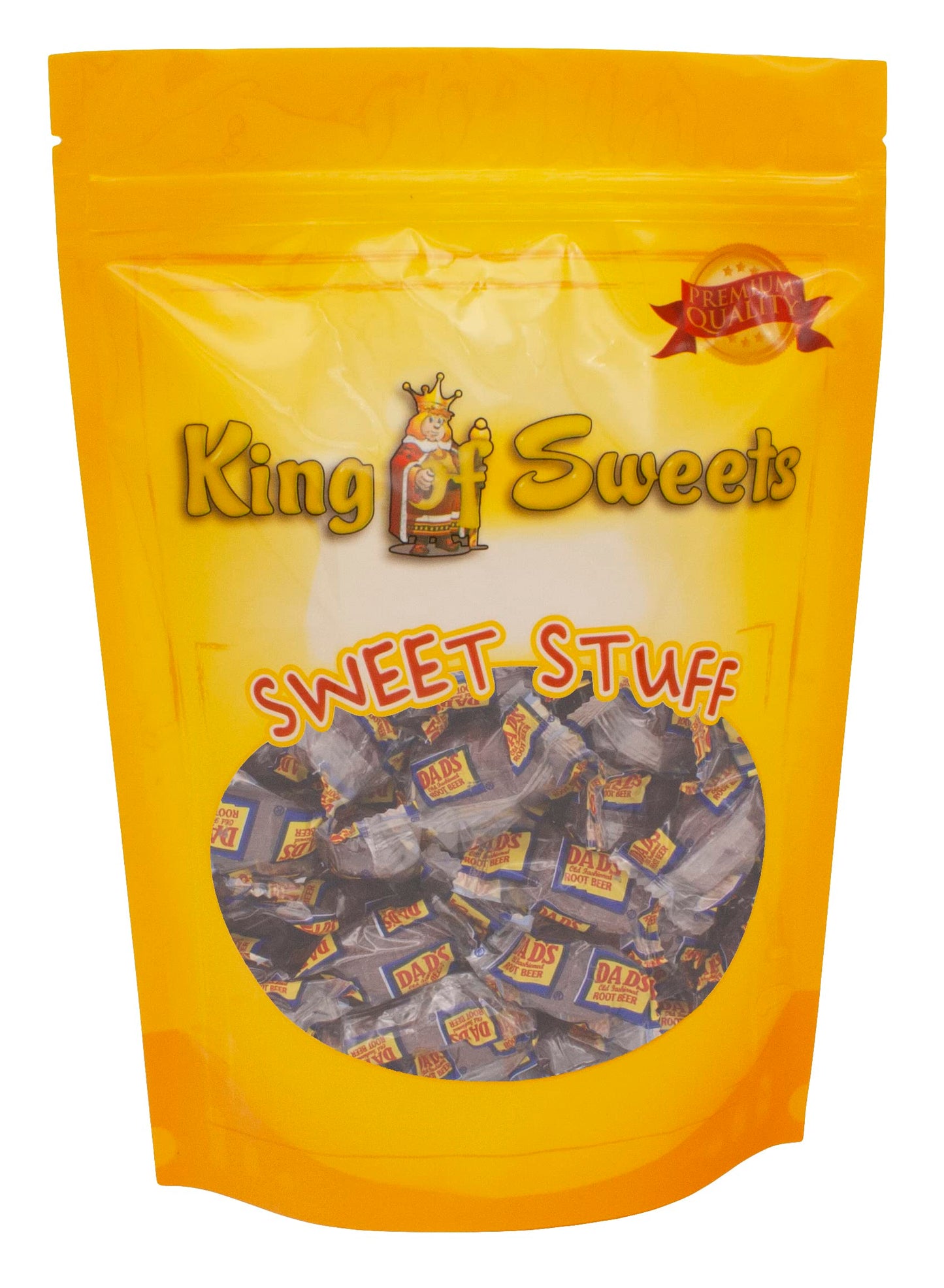 King Of Sweets Old Fashioned Root malt-inspired Barrels Hard Candy, 2 Lb Bag, Individually Wrapped, Brown