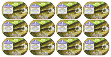 Rügen Fisch Herring & Mackerel Fillets in Assorted Sauces, 6.7 oz (Pack of 12)