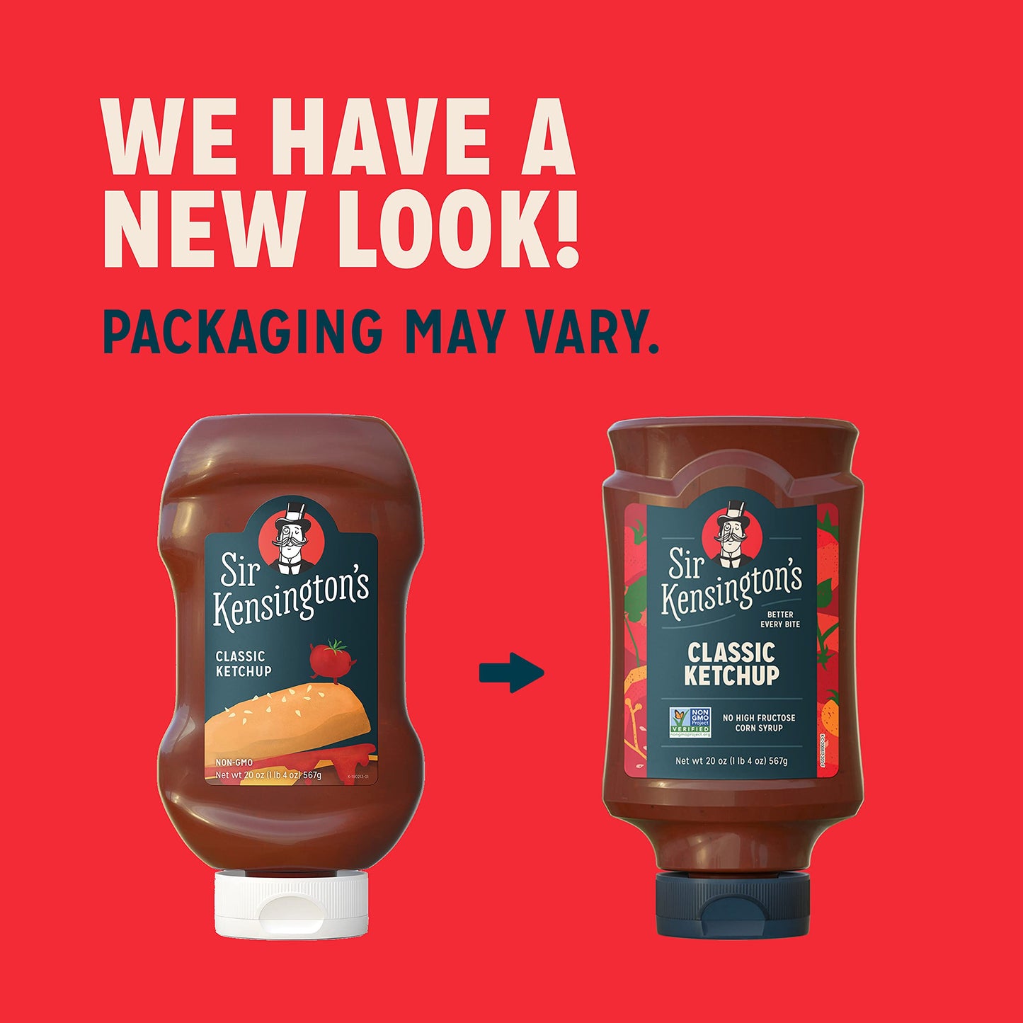 Sir Kensington s Classic Ketchup, Ketchup From Whole Tomatoes, No High Fructose Corn Syrup, Gluten Free, Certified Vegan, Non-