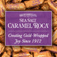 Brown & Haley Sea Salt Caramel Roca Stand-Up Box - Chocolate Caramel Buttercrunch Toffee With Almonds And Sea Salt - Individuall