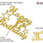 17 Birthday Cake Topper Gold Glitter, Party Decoration Ideas, Premium Quality, Sturdy Doubled Sided Glitter, Acrylic Stick. Made