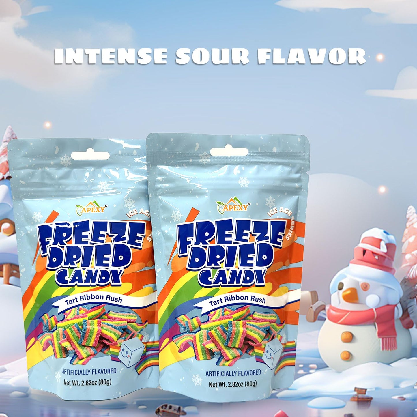 APEXY Freeze Dried Candy Variety Pack - Assorted Flavors - Dehydrated Crunchy   - 16.51 x 11.91 x 20.90 cm - Rese