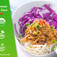 Well Lean Organic Variety Pack - Premium Shirataki Konjac Pasta - USDA Organic, 100% Plant Based, Keto Friendly, Zero Net Carb,