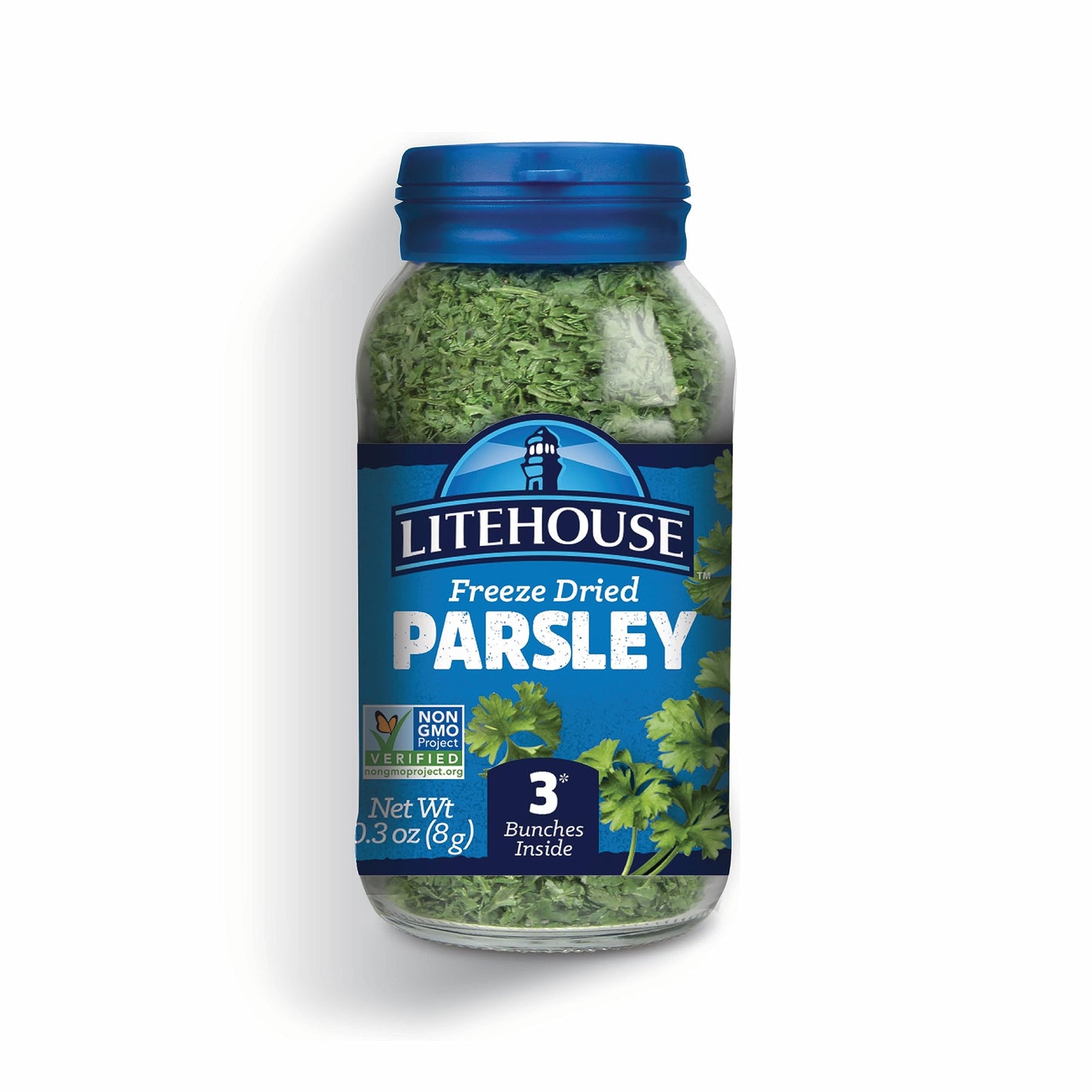 LITEHOUSE Freeze Dried Parsley, Non-GMO, Gluten-Free, 0.3 Ounce, Equivalent to 3 Fresh Bunches