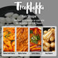 UNHA'S ASIAN SNACK BOX Korean Rice Cake Tteokbokki - Vegan, Gluten Free, 200g (2 Pack), Fun Shaped, Chewy & Sticky Treats