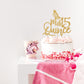 Mis Quince Gold Glitter Cake Topper, 15Th Birthday Decorations, Feliz 15 Aos, Cheers To 15 Years, 1 Pc, Yellow