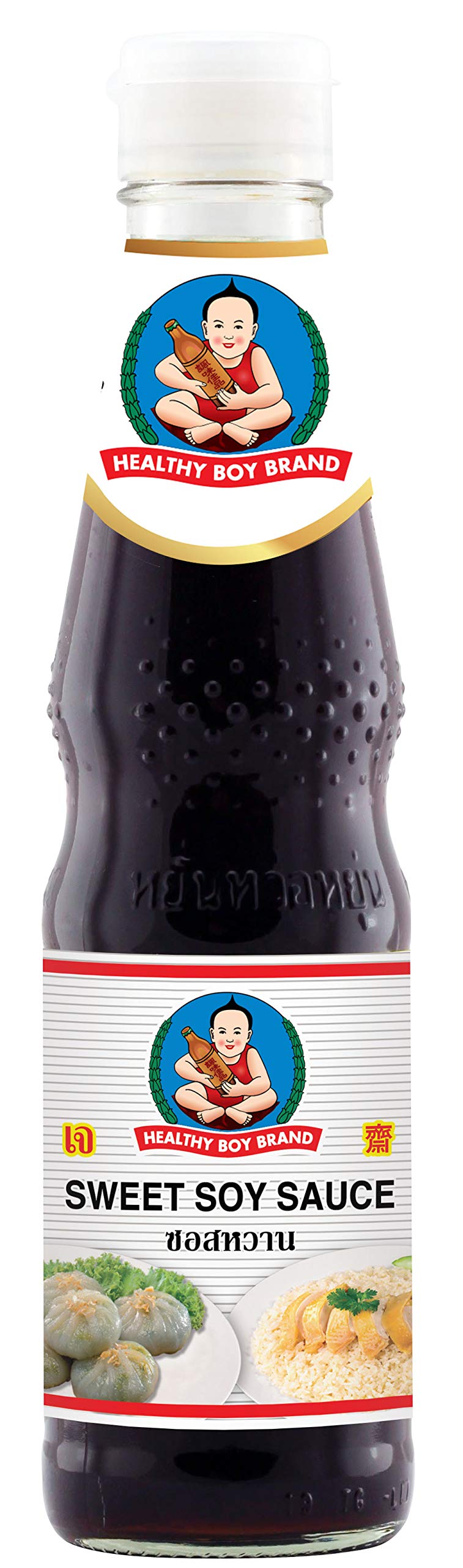 Healthy Boy Thai Sweet Soy Sauce (White Label), 14 Ounces, Product Of Thailand (Pack Of 1)