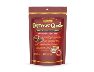 Bali s Best Espresso Candy, 5.3 Oz (Pack of 12), Individually Wrapped Hard Candy with Espresso Filled Center, Made with Real Su